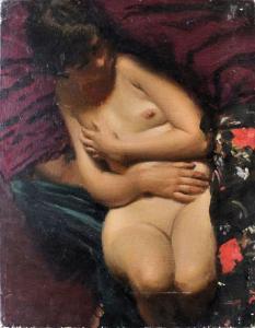 COLAHAN Colin 1897-1987,Study of a sleeping nude woman,Canterbury Auction GB 2013-04-16