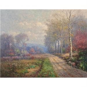 COLBY George Ernest 1859-1929,Country Road,1922,Clars Auction Gallery US 2023-08-11