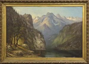 COLBY George Ernest 1859-1929,View of the Rockies,1880,Wiederseim US 2019-11-30
