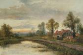 COLE A.H 1800-1900,Cottages at dusk,1819,Bonhams GB 2005-01-11