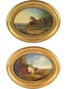 COLE George 1810-1883,Pair of landscapes,David Lay GB 2024-01-07