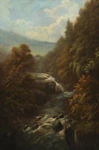 COLE James 1856-1885,River Landscape,1895,Aspire Auction US 2021-09-02