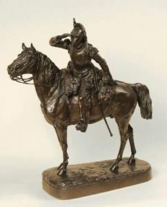 COLE Thomas William 1857,Le cuirassier à cheval - Carabinier,De Vuyst BE 2009-03-14