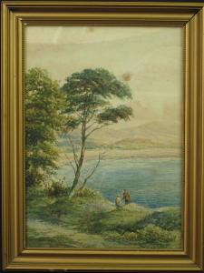 COLEMAN A 1900,River and lake scenes with fishermen,Peter Francis GB 2014-09-23