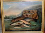 COLEMAN Edward 1795-1867,Mixed catch of fish on bank,Mullock's Specialist Auctioneers GB 2009-03-22