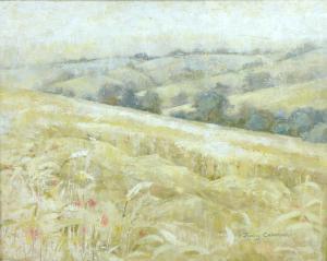 COLEMAN Judy 1944,'Harvest Harmony', a landscape,Batemans Auctioneers & Valuers GB 2022-03-18