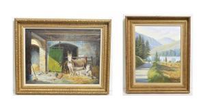 COLEMAN Spencer 1900-1900,Donkeys in the Stable, and A Lakeland Walk,Anderson & Garland 2023-09-07