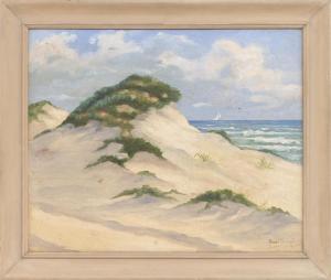 COLEMAN Vernon Herbert 1898-1978,Sandy Neck Dunes, West Barnstable,1941,Eldred's US 2020-01-24