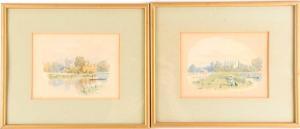 COLERIDGE Frederick G 1840-1925,Cookham from the Thames,Dawson's Auctioneers GB 2021-07-29