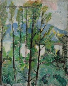 COLETTI Nando 1907-1979,Alberi,1963,ArteSegno IT 2024-04-19