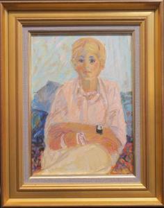 COLIN Micheline 1925-2017," Portrait de femme ",Conan-Auclair FR 2019-07-03