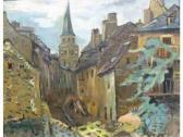 COLIN Paul Emile 1867-1949,Rue et toits de village,HDV de Bretagne Atlantique FR 2009-07-11