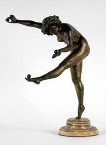 COLINET Claire Jeanne R. 1880-1950,«Danseuse aux boules»,Chenu-Scrive FR 2007-04-15