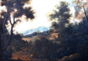 COLLANTES Francisco,An Italianate landscape with drovers, donkeys and ,Rosebery's 2009-01-13
