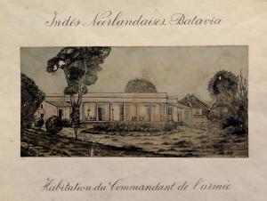 COLLART D,Indes Néerlandaises. Batavia. Habitation du Comman,The Romantic Agony BE 2017-04-28