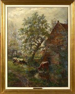 COLLART Marie 1842-1911,Le moulin de Calevoet - Matinée d\’automne,1881,VanDerKindere BE 2023-02-14