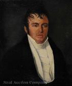 COLLAS Louis Antoine,Portrait of Pierre Laurent Trepagnier,1824,Neal Auction Company 2008-10-11
