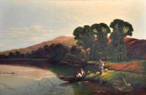 COLLET COLOMB Charles Henry 1902-1983,River landscape,John Nicholson GB 2013-02-07