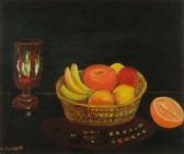 COLLETT Marion,STILL LIFE BOWL OF FRUIT,Ross's Auctioneers and values IE 2023-12-06