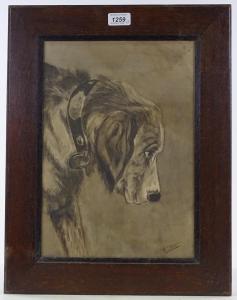 COLLETT Richard,study of a dog,1926,Burstow and Hewett GB 2018-10-18