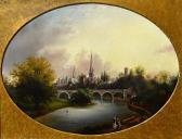 COLLEY R.M,A view of Shrewsbury from the river,1852,Bellmans Fine Art Auctioneers GB 2017-09-12