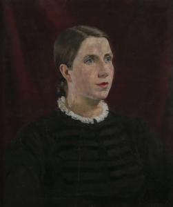 COLLIE George 1904-1975,Portrait of a Young Lady,Adams IE 2019-06-12