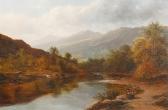 COLLIER Arthur Bevan 1832-1908,River landscape with cattle watering andfigures re,Bonhams 2010-09-08