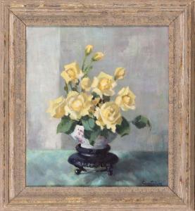 COLLIER Grace 1900-1900,Flowers in a Chinese dish,Eldred's US 2016-03-19