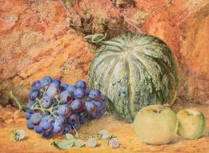 Collier Thomas Fredrick 1825-1885,Still Life with Fruit,1874,Morgan O'Driscoll IE 2024-01-22