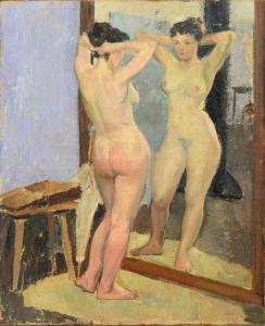 COLLINA Raffaele 1899-1968,Nudo allo specchio,Meeting Art IT 2023-10-21