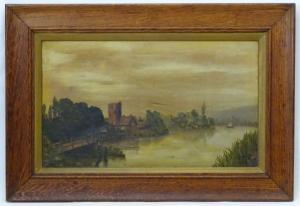 COLLINGS f,River scene,1900,Dickins GB 2018-10-05