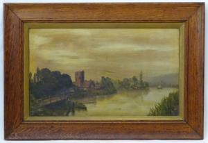 COLLINGS f,River scene,1900,Dickins GB 2018-08-31