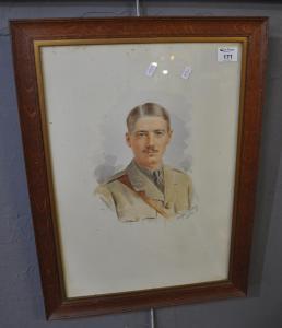 COLLINGS Keturah,portrait of Thomas H Thorneycroft, Captain, Argyle,Peter Francis 2021-07-07