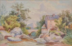 COLLINGWOOD SMITH William 1815-1887,An Overshot Mill,Mellors & Kirk GB 2023-07-18