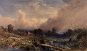 COLLINGWOOD William 1819-1903,rural Idyll,1853,Sotheby's GB 2003-03-11