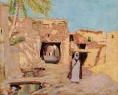 COLLINS Arthur George 1866,An Algerian Desert Landscape,1893,Skinner US 2008-11-14