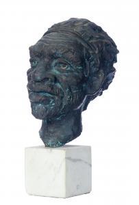 COLLINS Benjamin 1910,Head of an aboriginal man,Leonard Joel AU 2020-11-01