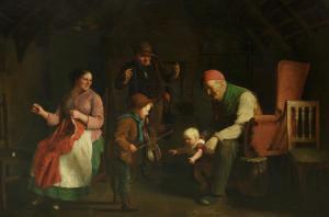 COLLINS Hugh 1863-1896,First Steps,1882,Shapiro Auctions US 2022-10-15