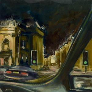 COLLINS Peter 1938,View of Theatre Royal at night,1995,Anderson & Garland GB 2019-09-03