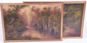 COLLINS W,two forest landscapes,20th century,Dawson's Auctioneers GB 2019-02-23