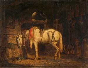 COLLINSON G,Grey horse in a stable,1871,Bonhams GB 2005-10-25