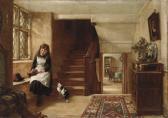 COLLINSON Robert 1832,Playing with the Kitten,Christie's GB 2003-02-19
