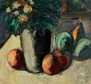 COLLIS Peter 1929-2012,Still Life with Fruit and Flowers,Morgan O'Driscoll IE 2024-01-22