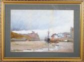 COLLISTER Alfred James 1895-1939,Whitby Harbour,Anderson & Garland GB 2009-03-10