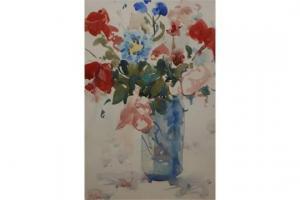 COLLYER Pip 1900,Still Life Study of Mixed Flowers in a Vase,Keys GB 2015-05-08