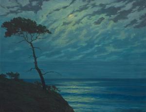 COLMAN Roi Clarkson 1884-1945,Nocturnal Coast,1921,Bonhams GB 2023-02-07