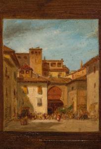 COLMAN Samuel 1832-1920,The Gate of the Alhambra,Shannon's US 2023-06-22