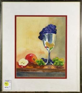 Colmant Hopkins,Still Life with Fruit and Wine Glass,Clars Auction Gallery US 2018-08-11