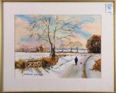 Colmant Hopkins,Winter's Day Walk,Clars Auction Gallery US 2018-04-21
