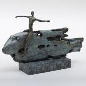 COLONNA MARZIA 1951,Figure and Fish,Stair Galleries US 2019-12-07